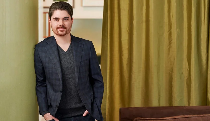 Coloured Photo: Headshot of Adam Paquette, Kariouk Architects