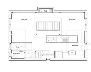 Main floor plan of Echo House