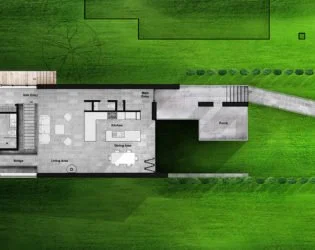 Main Floor Plan for Stacey Turley Residence